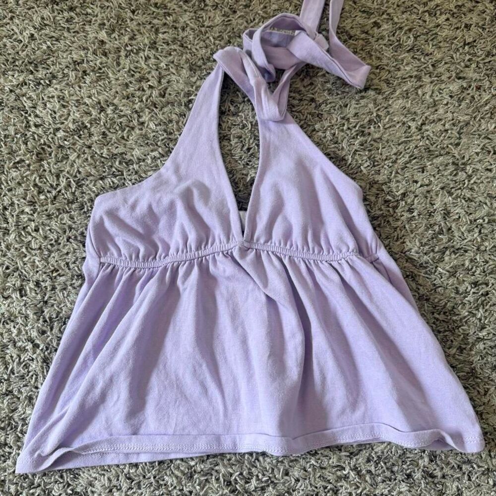 Unbranded Women's Purple Crop-top